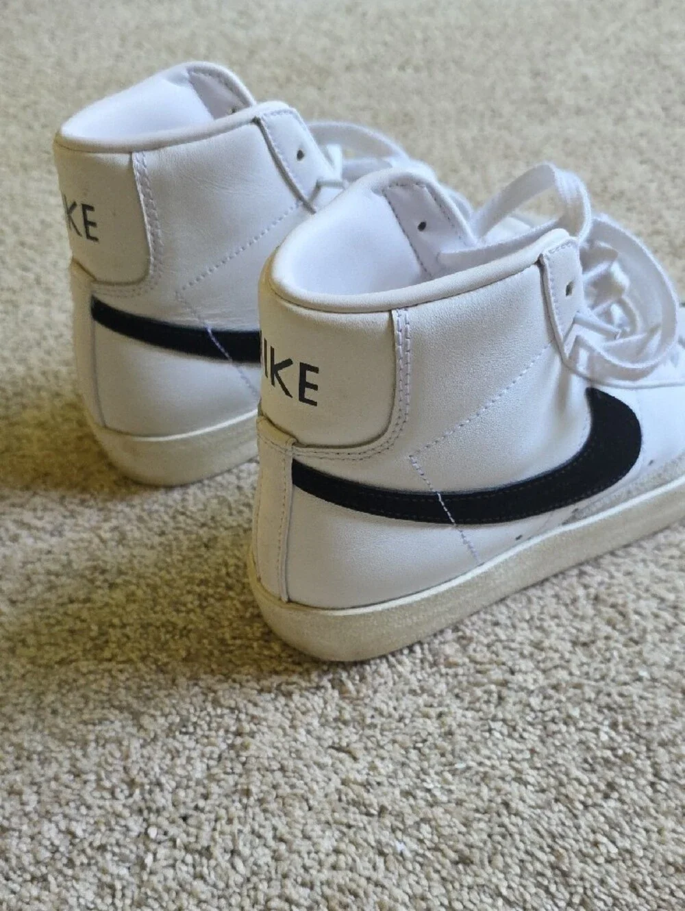 Nike Kids White High-Top Blazer Sneaker